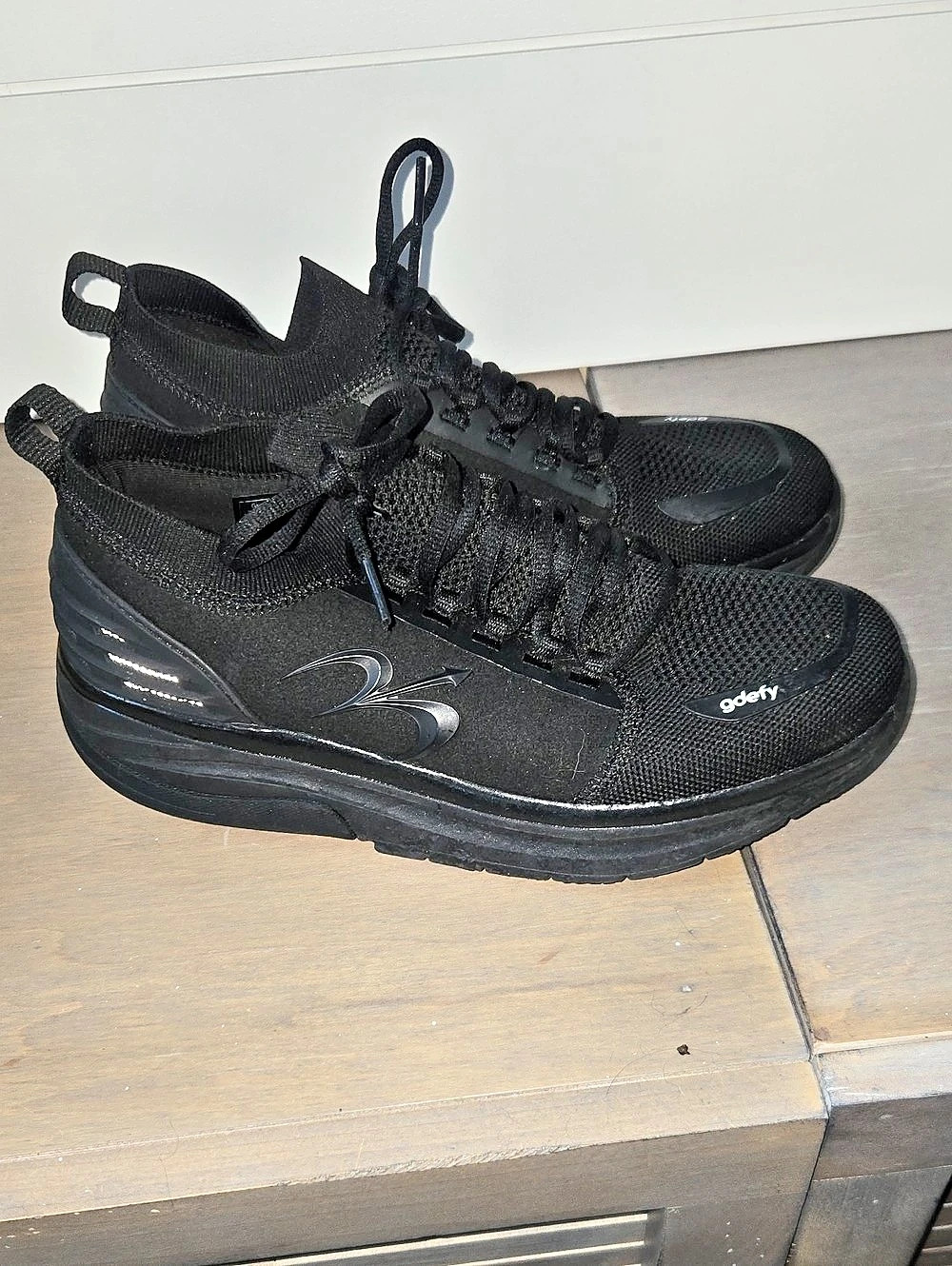 Gravity Defyer GDEFY Mighty Walk Black Slip ResistantAthletic Shoes
